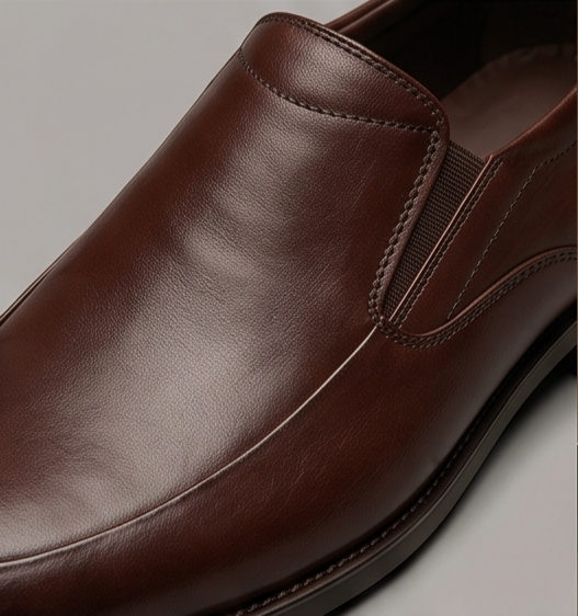 Premium Leather Slip-On Formal Loafers — view 5