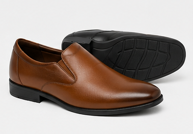 Premium Leather Slip-On Formal Shoes — view 8
