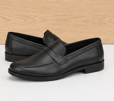 Men’s Premium Leather Penny Loafers — view 6