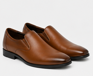 Premium Leather Slip-On Formal Shoes — view 9