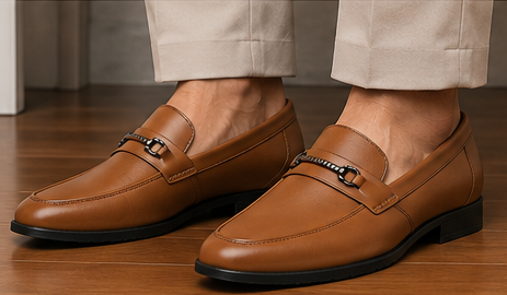 Premium Leather Horsebit Loafers
