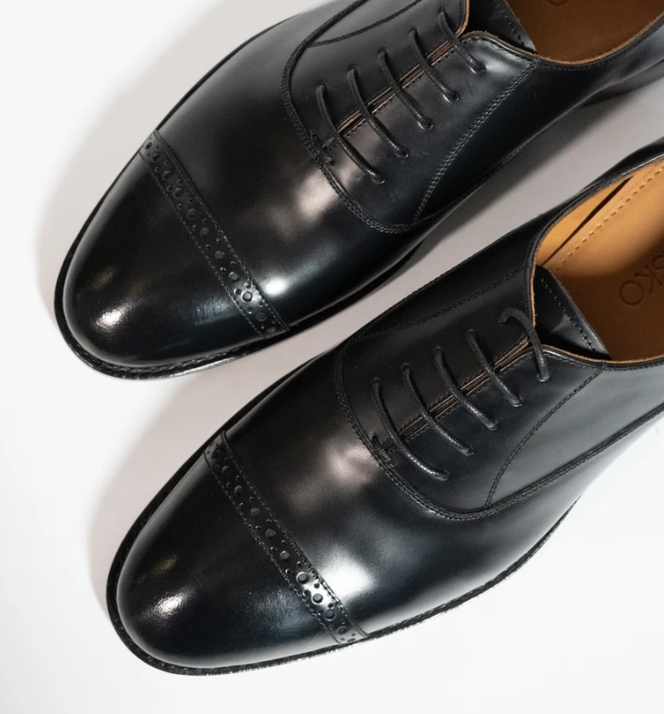 Hand Welted Michigan Captoe Brogue Oxford — view 5