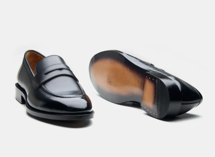 Handwelted Michigan Calf Penny Loafer — view 3