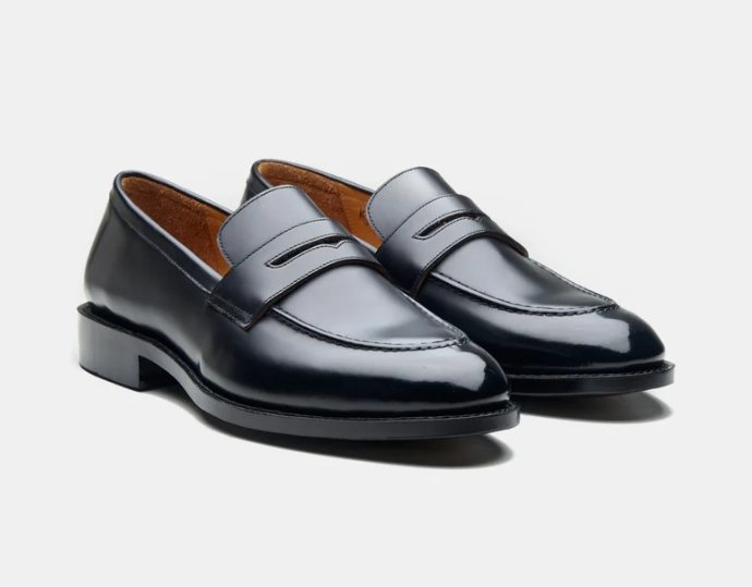 Handwelted Michigan Calf Penny Loafer — view 4