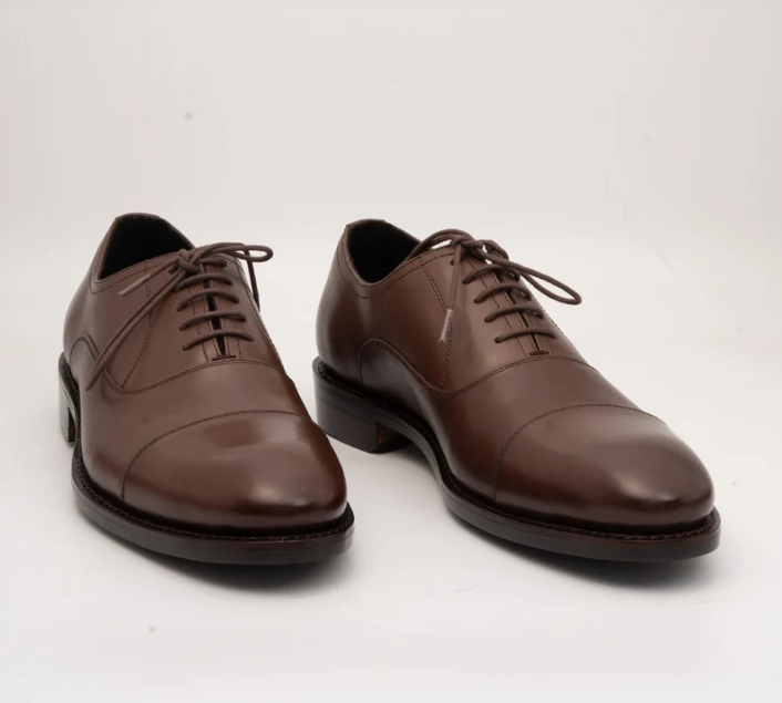 Classic Hand Welted Brown Captoe Oxford