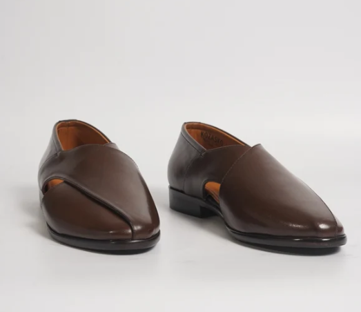 Hand Welted Full Grain Leather Peshawari Shoes