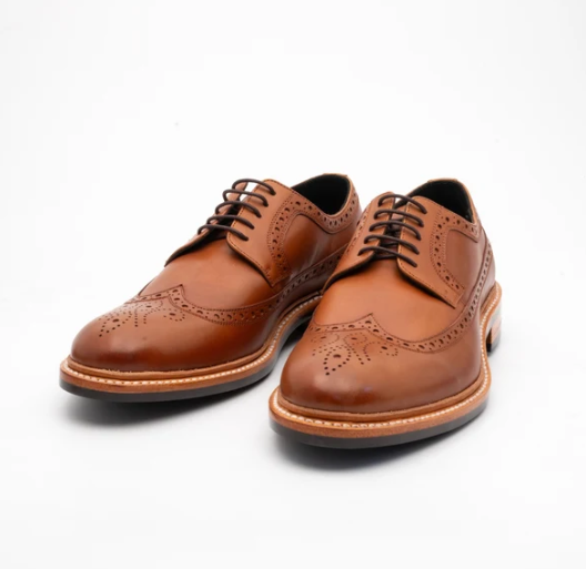 Goodyear Welted Tan Longwing Blucher — view 3