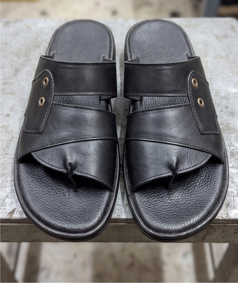 Premium Leather Criss-Cross Strap Sandals — view 8