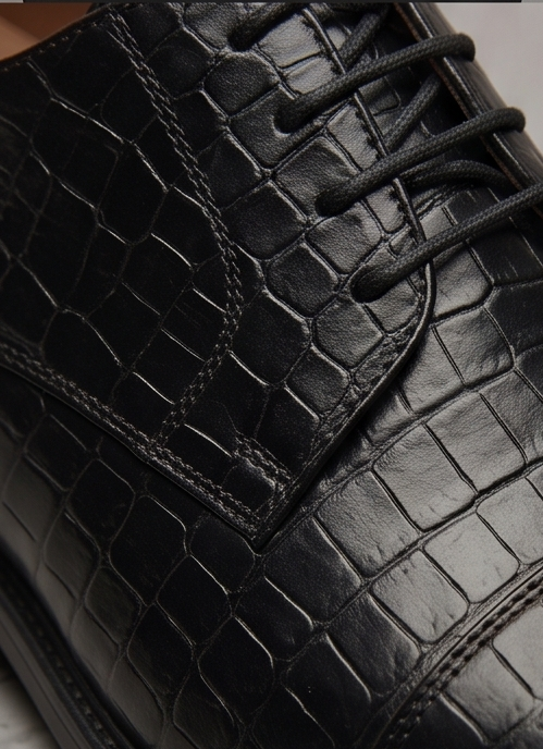 Premium Handcrafted Croc-Embossed Leather Loafers — view 7