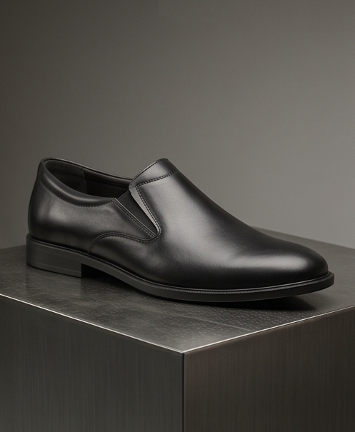 Premium Leather Slip-On Formal Loafers — view 10