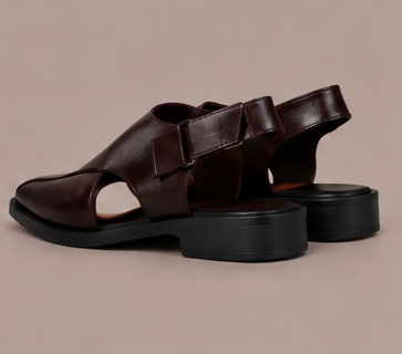 Premium Leather Slingback Loafers — view 8