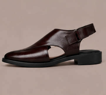 Premium Leather Slingback Loafers — view 9