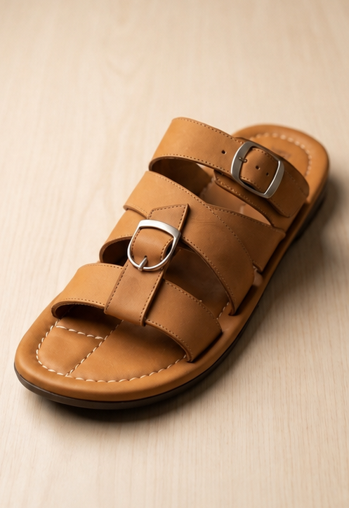 Premium Multi-Strap Buckle Sandals — view 3