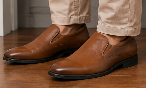 Premium Leather Slip-On Formal Shoes — view 3