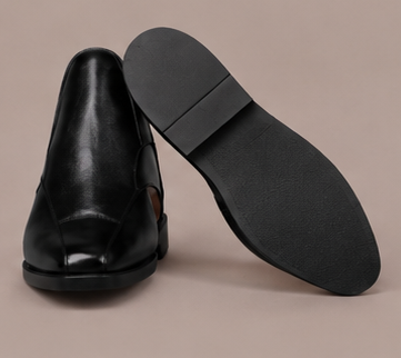 Premium Leather Slingback Loafers — view 3