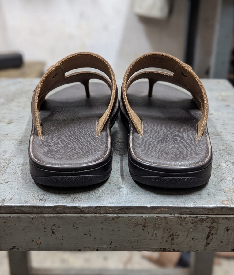 Premium Leather Criss-Cross Strap Sandals — view 4