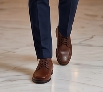 Premium Handcrafted Leather Lace-Up Ankle Boots — view 4