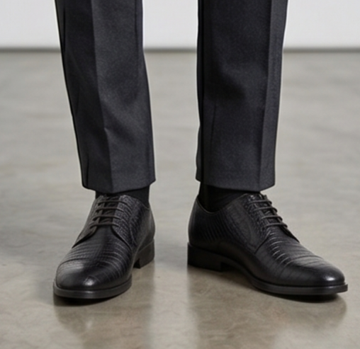 Premium Handcrafted Croc-Embossed Leather Loafers — view 9