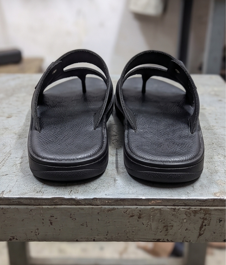 Premium Leather Criss-Cross Strap Sandals — view 9
