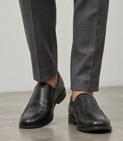 Premium Leather Slip-On Formal Loafers — view 7