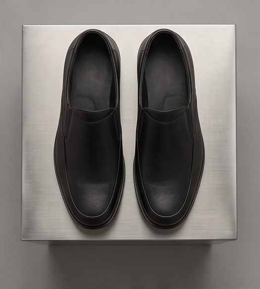 Premium Leather Slip-On Formal Loafers — view 8