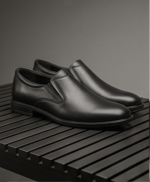 Premium Leather Slip-On Formal Loafers