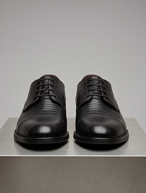 Premium Handcrafted Croc-Embossed Leather Loafers — view 8