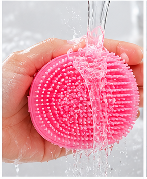 Silicone Bath Body Scrubber Brush Soft Silicone Bath Brush for Body Cleaning, Skin Massage & Deep Cleansing — view 5