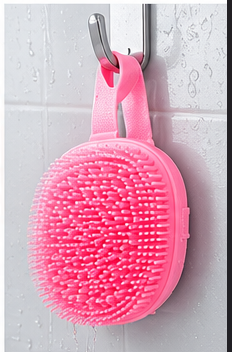 Silicone Bath Body Scrubber Brush Soft Silicone Bath Brush for Body Cleaning, Skin Massage & Deep Cleansing — view 4