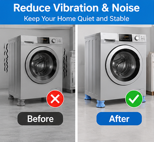 Adjustable Washing Machine Stand (Anti-Vibration Feet) — view 6
